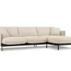 Interieurs86 Pehmeä Kulmasohva Interieus86 Auguste 5S, Beige Väri/musta
