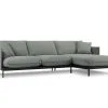 Interieurs86 Pehmeä Kulmasohva Interieus86 Auguste 5S, Harmaa/musta