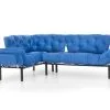 Pehmeä Kulmasohva Kalune Design Nitta, Sininen