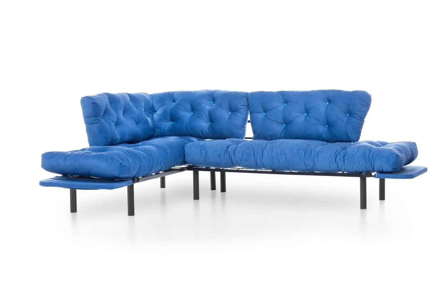 Pehmeä Kulmasohva Kalune Design Nitta, Sininen 3 Pehmeä Kulmasohva Kalune Design Nitta, Sininen - Image 3