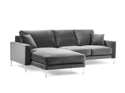 Pehmeä Kulmasohva Kooko Home Lyrique, Harmaa