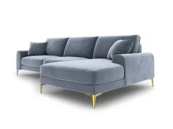 Pehmeä Kulmasohva Mazzini Sofas Madara, Veluuri, Vaaleansininen/kultainen -Olohuoneen kalusteet myymälä pehmea kulmasohva mazzini sofas madara veluuri vaaleansininenkultainen 2eddb netistai reference