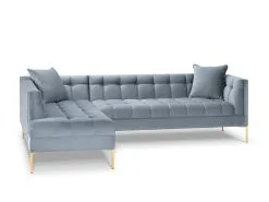 Pehmeä Kulmasohva Micadoni Home Karoo, Vaaleansininen -Olohuoneen kalusteet myymälä pehmea kulmasohva micadoni home karoo vaaleansininen 8121e osta reference