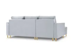 Pehmeä Kulmasohva Micadoni Home Leona 4S, Vaaleansininen/kullanvärinen -Olohuoneen kalusteet myymälä pehmea kulmasohva micadoni home leona 4s vaaleansininenkullanvarinen d48f0 netistai reference