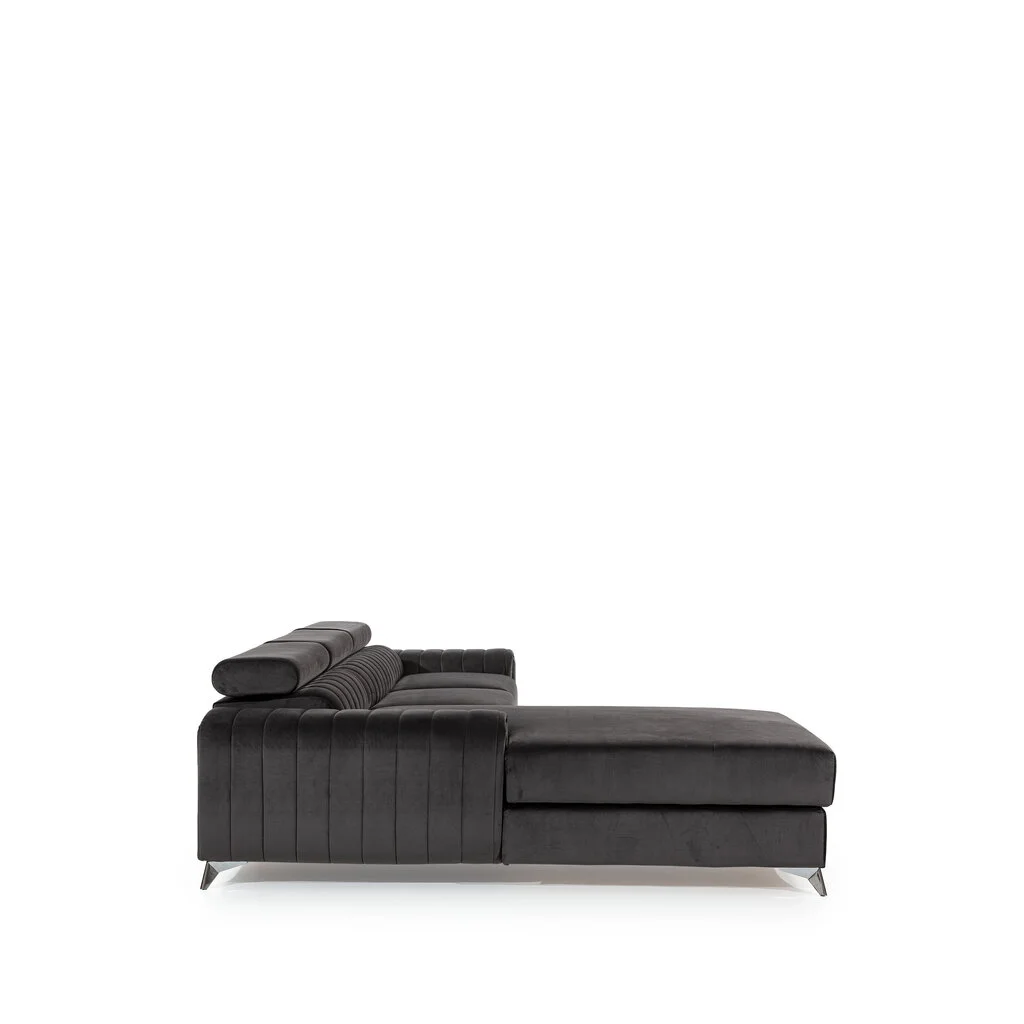 Pehmeä Kulmasohva NORE Grayson, Musta 4 Pehmeä Kulmasohva NORE Grayson, Musta - Image 4