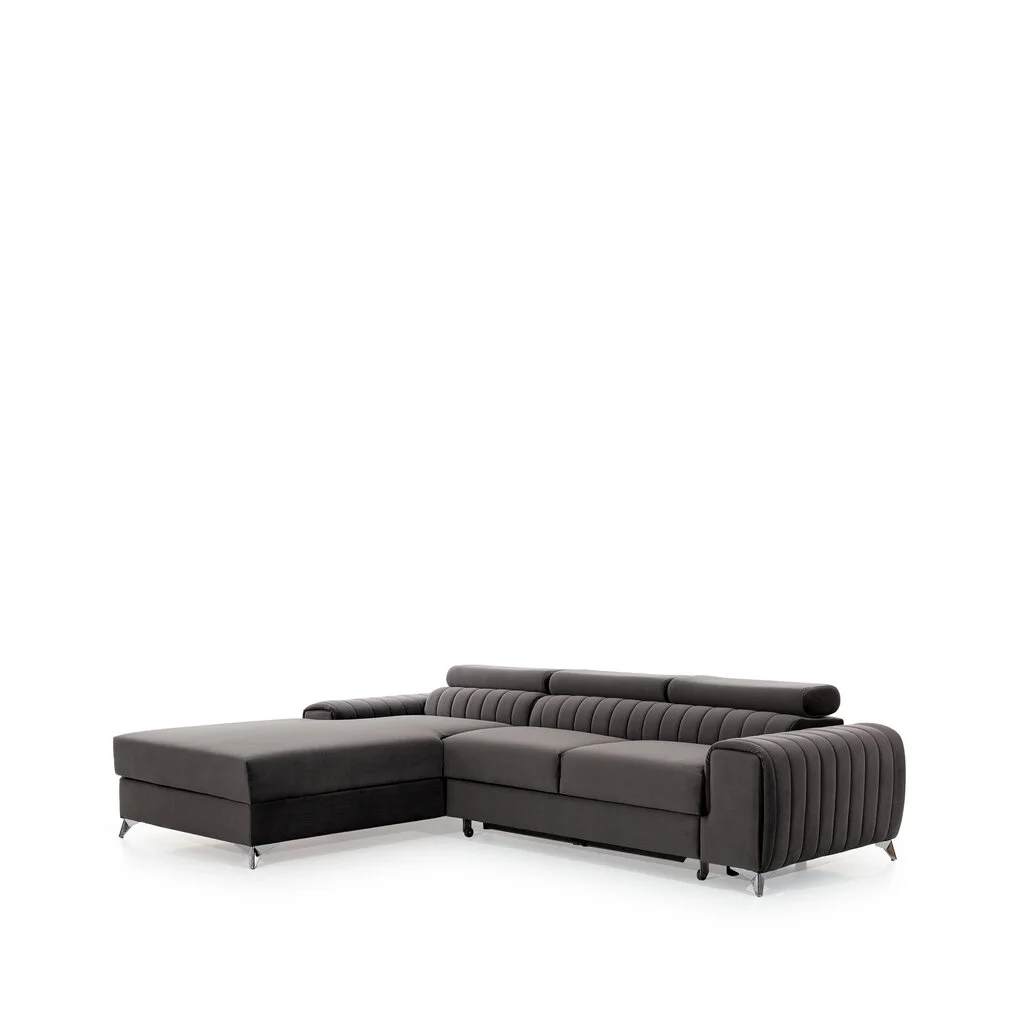 Pehmeä Kulmasohva NORE Grayson, Musta 3 Pehmeä Kulmasohva NORE Grayson, Musta - Image 3