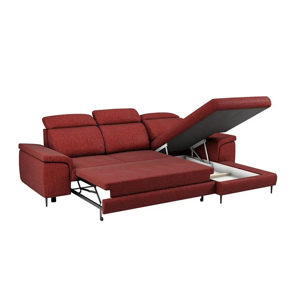Pehmeä Kulmasohva Selsey Erola, Punainen 2 Pehmeä Kulmasohva Selsey Erola, Punainen - Image 2