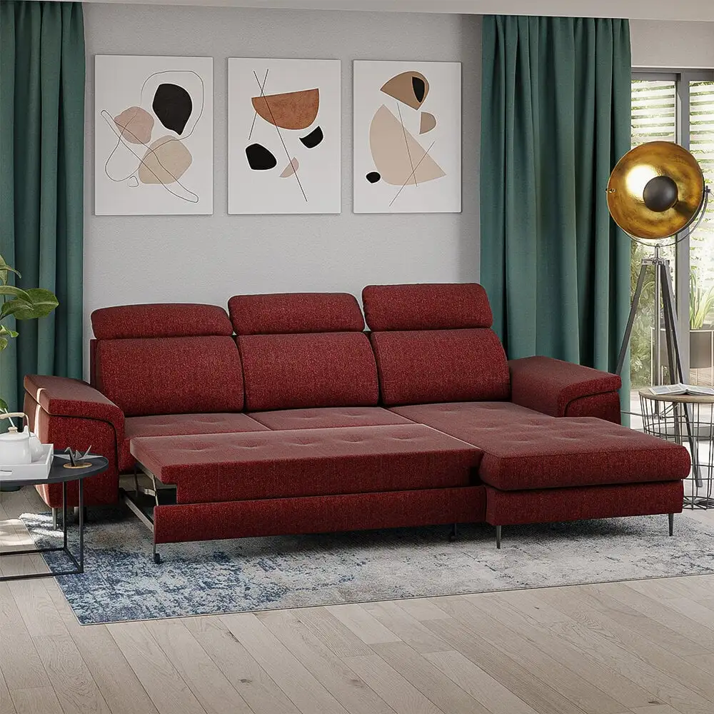 Pehmeä Kulmasohva Selsey Erola, Punainen 6 Pehmeä Kulmasohva Selsey Erola, Punainen - Image 6