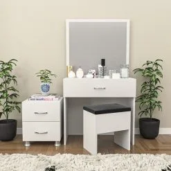 Peilipöytä Kalune Design Nice, Ruskea -Olohuoneen kalusteet myymälä peilipoyta kalune design nice ruskea 9950d palaute reference