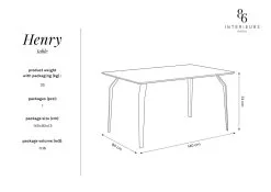Interieurs86 Pöytä Interieurs 86 Henry, 140x90 Cm, Musta 7 Interieurs86 Pöytä Interieurs 86 Henry, 140x90 Cm, Musta -Olohuoneen kalusteet myymälä poyta interieurs 86 henry 140x90 cm musta 165c6 palaute reference