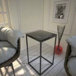 Pöytä Kalune Design Puhdas, Musta/valkoinen -Olohuoneen kalusteet myymälä poyta kalune design puhdas mustavalkoinen 75b68 halvempi reference