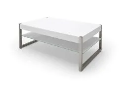 MC Akcent Pöytä Migel, Valkoinen/harmaa