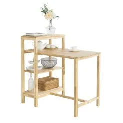 Pöytä SoBuy FWT69-N, Ruskea