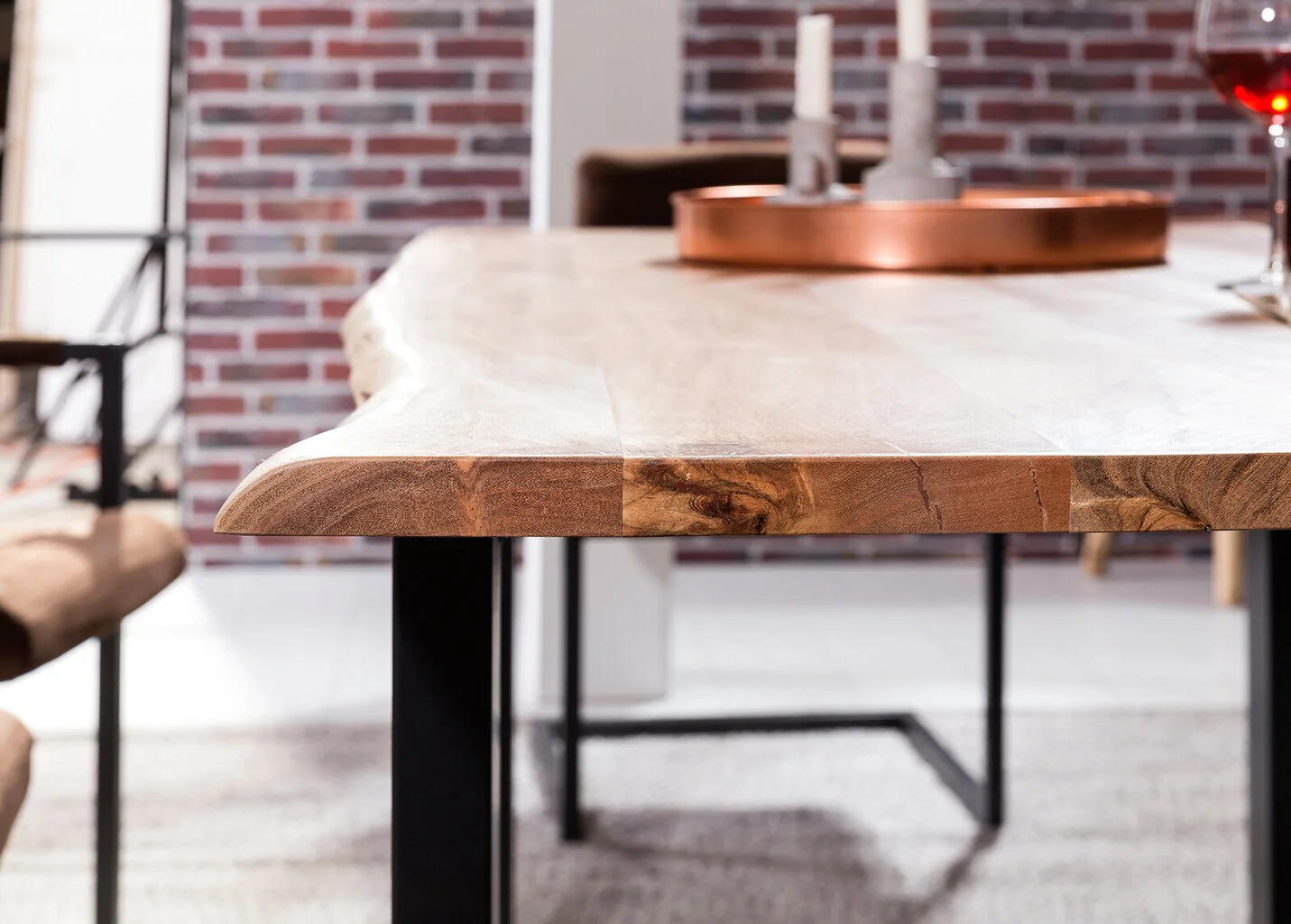 Pöytä Tische, 80 X 120 Cm, Ruskea 4 Pöytä Tische, 80 X 120 Cm, Ruskea - Image 4