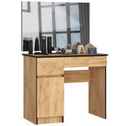 NORE Pukeutumispöytä Peilillä 90x60 Cm, Craft Tammi