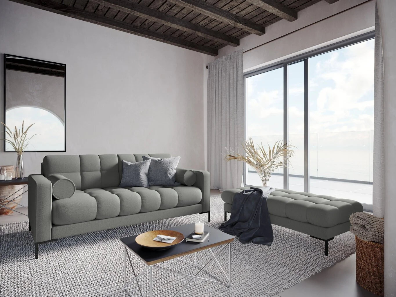 Rahi Cosmopolitan Design Bali, Harmaa/musta. 3 Rahi Cosmopolitan Design Bali, Harmaa/musta. - Image 3