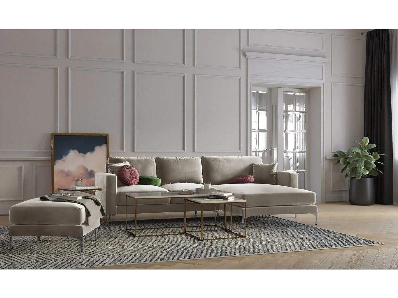 Rahi Kooko Home Lyrique, Beige 5 Rahi Kooko Home Lyrique, Beige - Image 5