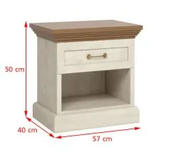 Gala Meble Royal SN Sivupöytä 5 Gala Meble Royal SN Sivupöytä -Olohuoneen kalusteet myymälä royal sn sivupoyta 5c022 netistai reference