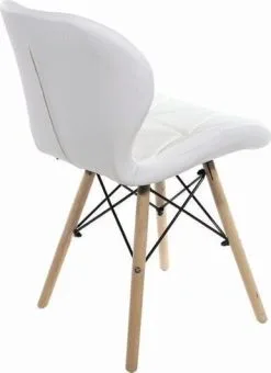 Ruokailu Tuolisarja Lago, 4 Tuolia, Valkoinen/ruskea -Olohuoneen kalusteet myymälä ruokailu tuolisarja lago 4 tuolia valkoinenruskea 985c4 netistai reference