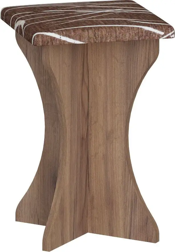 Meblocross Ruokailuhuone Jakkarat, Ruskean/valkoisen Väriset 4 Meblocross Ruokailuhuone Jakkarat, Ruskean/valkoisen Väriset - Image 4