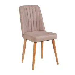 Ruokapöydän Tuoli Kalune Design 869, Beige