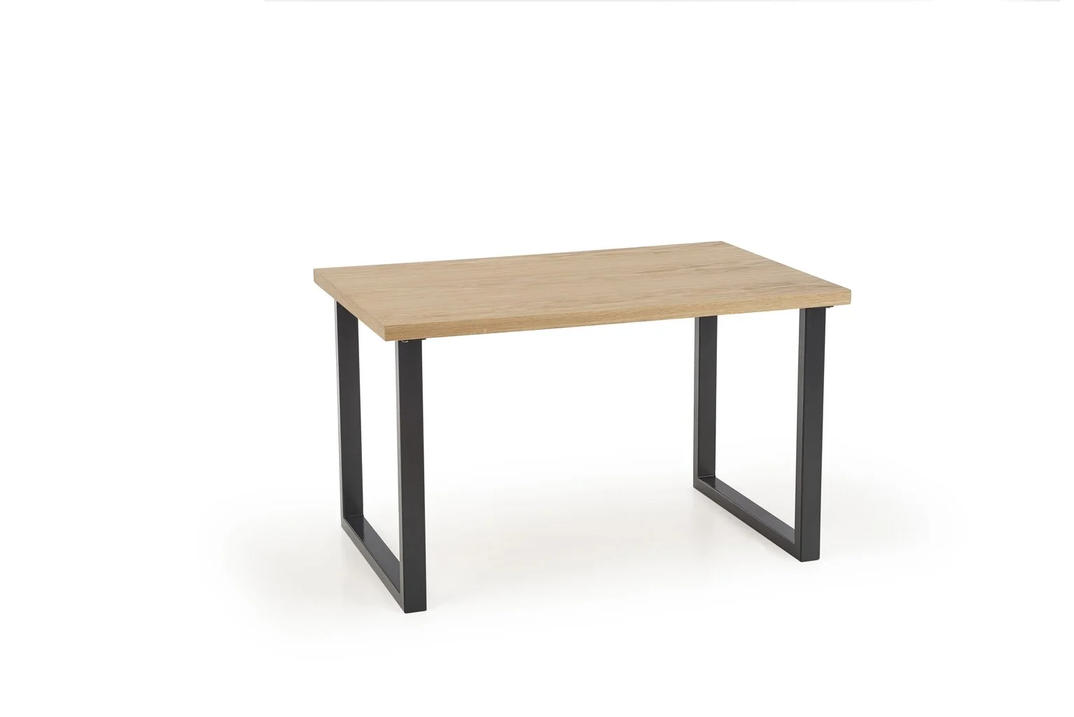 Ruokapöytä Halmar Radus 120 Cm, Vaaleanruskea/musta 1 Ruokapöytä Halmar Radus 120 Cm, Vaaleanruskea/musta