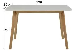 Ruokapöytä Raven 80x120 Cm -Olohuoneen kalusteet myymälä ruokapoyta raven 80x120 cm 81974 palaute reference