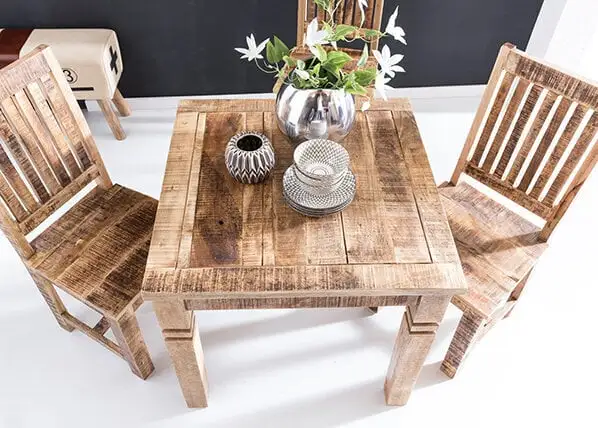 Ruokapöytä Rustica 80x80 Cm 1 Ruokapöytä Rustica 80x80 Cm