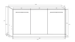 Meblocross Sängyn Rintakehä Roger, Tammi/sininen. 5 Meblocross Sängyn Rintakehä Roger, Tammi/sininen. -Olohuoneen kalusteet myymälä sangyn rintakeha roger tammisininen b3d4c netistai reference