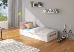 Sänky ADRK Furniture Nelga, 80x180 Cm, Valkoinen 6 Sänky ADRK Furniture Nelga, 80x180 Cm, Valkoinen -Olohuoneen kalusteet myymälä sanky adrk furniture nelga 80x180 cm valkoinen 490e2 reference