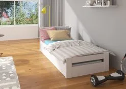 Sänky ADRK Furniture Nelga, 80x180 Cm, Valkoinen 8 Sänky ADRK Furniture Nelga, 80x180 Cm, Valkoinen -Olohuoneen kalusteet myymälä sanky adrk furniture nelga 80x180 cm valkoinen ff553 netistai reference