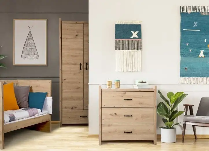 KLUPS Sänky Amelia, 60x120 Cm, Tammi 5 KLUPS Sänky Amelia, 60x120 Cm, Tammi - Image 5