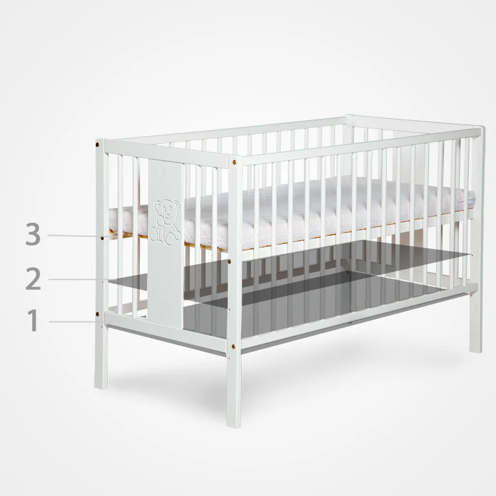 KLUPS Sänky Amelia, 60x120 Cm, Tammi 4 KLUPS Sänky Amelia, 60x120 Cm, Tammi - Image 4