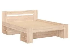 Black Red White Sänky BRW Nepo Plus LOZ3S 160x200 Cm, Tammen Väri