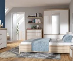 Black Red White Sänky Caspian 140x200, Valkoinen -Olohuoneen kalusteet myymälä sanky caspian 140x200 valkoinen 1660d netistai reference