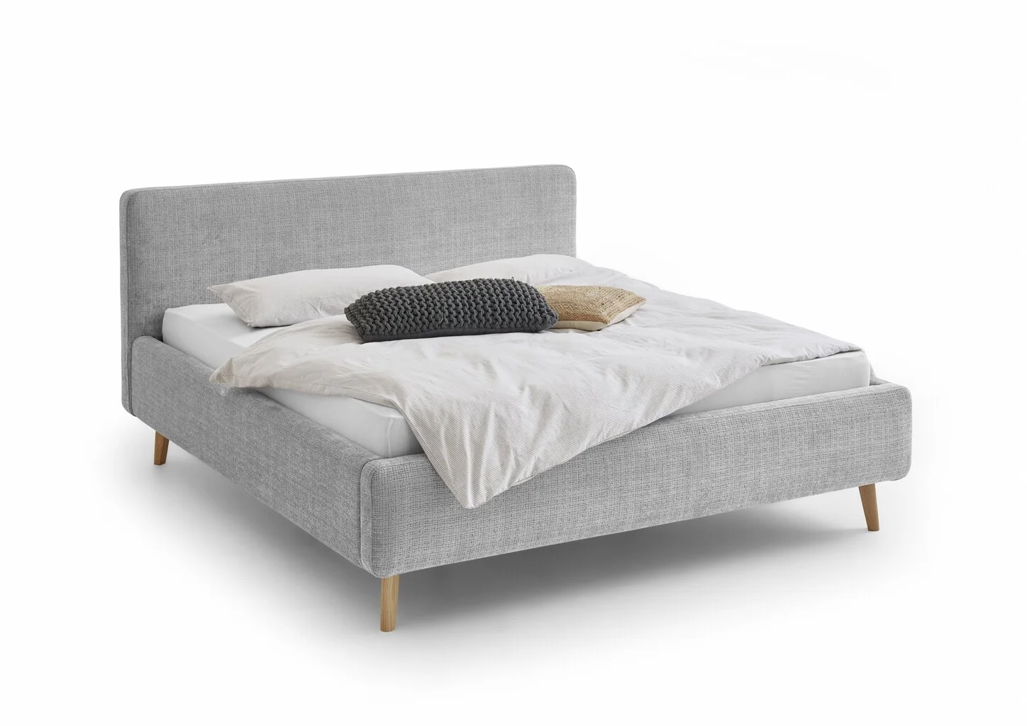 Sänky Meise Möbel Mattis Yunus, 140x200 Cm, Harmaa 1 Sänky Meise Möbel Mattis Yunus, 140x200 Cm, Harmaa