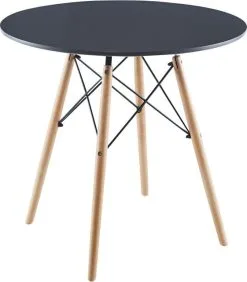 Saska Garden Matera -pöytä, 74 X 80 Cm, Musta