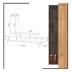 Section Kalune Design Joseph, Ruskea / Tummanharmaa -Olohuoneen kalusteet myymälä section kalune design joseph ruskea tummanharmaa f8cc1 palaute reference