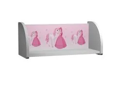 Amila Seinähylly Ami 3, Valkoinen/vaaleanpunainen