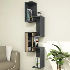 Seinähylly Kalune Design Esta, Harmaa/ruskea -Olohuoneen kalusteet myymälä seinahylly kalune design esta harmaaruskea f75d7 palaute reference