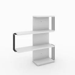 Seinähylly Kalune Design Milas, Valkoinen