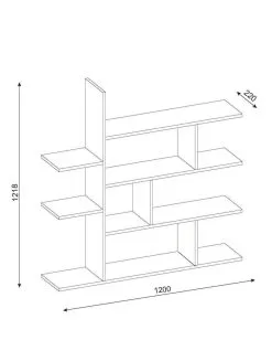 Seinähylly Kalune Design Motif 2, Valkoinen. 5 Seinähylly Kalune Design Motif 2, Valkoinen. -Olohuoneen kalusteet myymälä seinahylly kalune design motif 2 valkoinen 72cd2 netistai reference