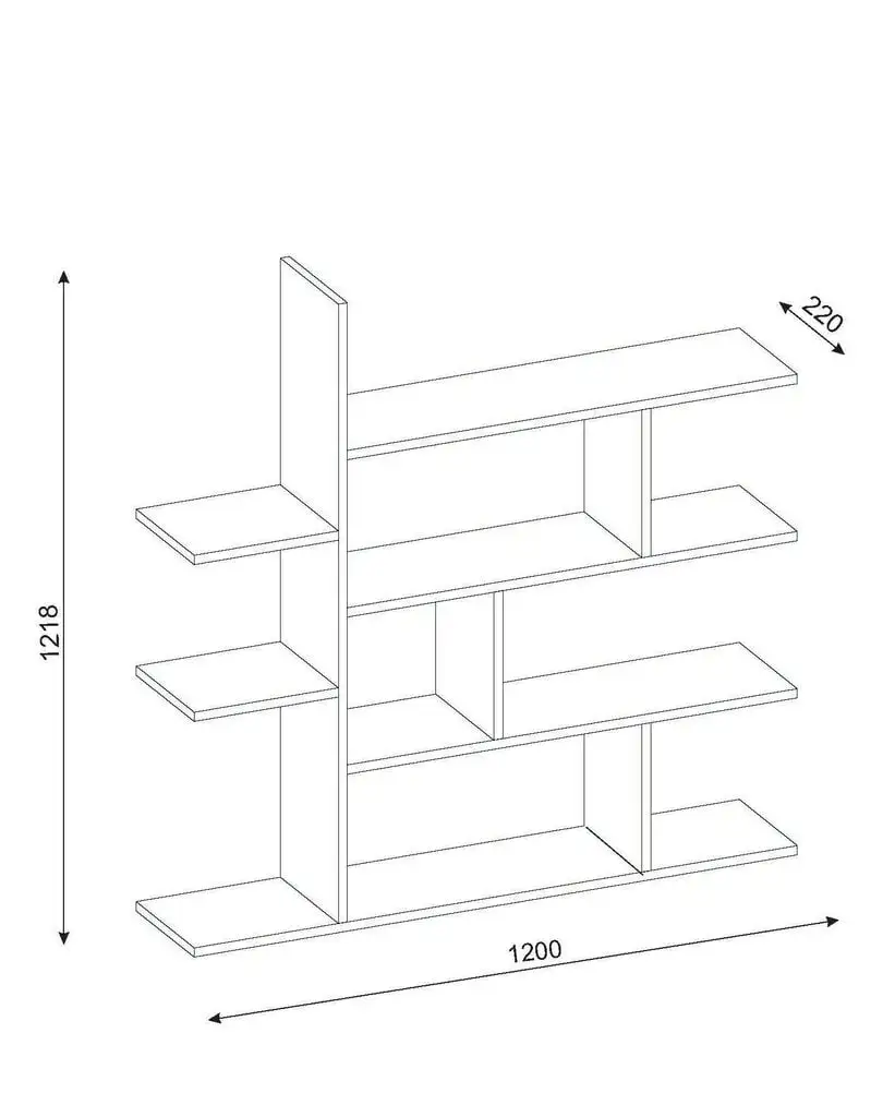 Seinähylly Kalune Design Motif 2, Valkoinen. 3 Seinähylly Kalune Design Motif 2, Valkoinen. - Image 3