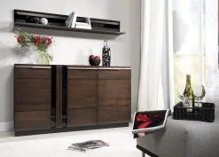 Seinähylly Porti, Suklaa-tammi -Olohuoneen kalusteet myymälä seinahylly porti suklaa tammi bc7cd hinta reference