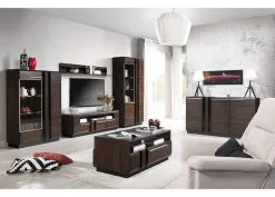 Seinähylly Porti, Suklaa-tammi -Olohuoneen kalusteet myymälä seinahylly porti suklaa tammi cb27c netistai reference