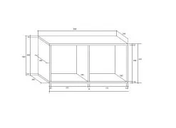 Meblocross Seinähylly Sven, Tammi -Olohuoneen kalusteet myymälä seinahylly sven tammi 4817c netistai reference