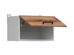 Black Red White Seinäkaappi BRW Junona Line 50, Tummanruskea. -Olohuoneen kalusteet myymälä seinakaappi brw junona line 50 tummanruskea beadc netistai reference