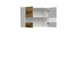 Black Red White Seinäkaappi BRW Junona Line 80W, Vaaleanruskea. -Olohuoneen kalusteet myymälä seinakaappi brw junona line 80w vaaleanruskea 256b2 netistai reference