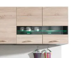 Black Red White Seinäkaappi Junona Line 80/57, Sonoma -Olohuoneen kalusteet myymälä seinakaappi junona line 8057 sonoma 63e56 netistai reference