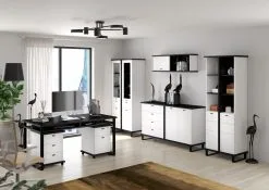 Seinäkaappi Meblocross Cross Cro-24 S, Musta/valkoinen 5 Seinäkaappi Meblocross Cross Cro-24 S, Musta/valkoinen -Olohuoneen kalusteet myymälä seinakaappi meblocross cross cro 24 s mustavalkoinen cc81b netistai reference